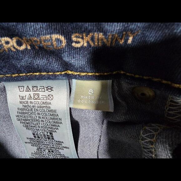 Michael Kors Womens Izzy Cropped Skinny Fit Jeans Size 8 - Picture 7 of 11